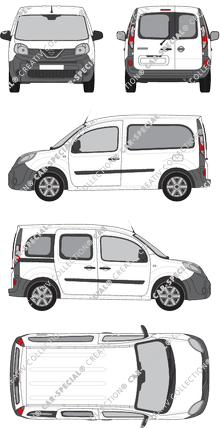 Nissan NV250, van/transporter, L1H1, Rear Wing Doors, 1 Sliding Door (2019)
