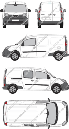 Nissan NV250 fourgon, 2019–2021 (Niss_375)