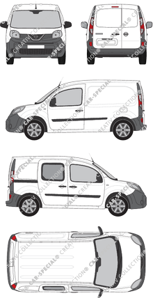 Nissan NV250 fourgon, 2019–2021 (Niss_382)