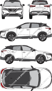 Nissan Qashqai, 2021–2024 (Niss_388)