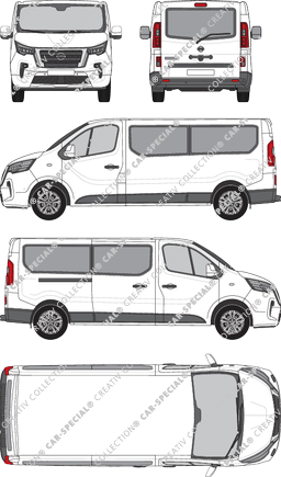 Nissan NV300 minibus, 2021 (Niss_391)