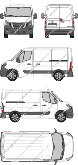 Nissan NV400 Kastenwagen, 2020–2021 (Niss_408)