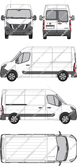 Nissan NV400 furgone, 2020–2021 (Niss_415)