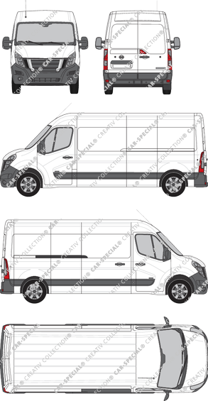 Nissan NV400 Kastenwagen, 2020–2021 (Niss_419)