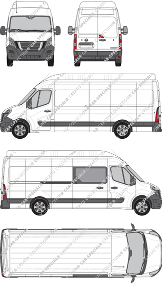 Nissan NV400 Kastenwagen, 2020–2021 (Niss_425)