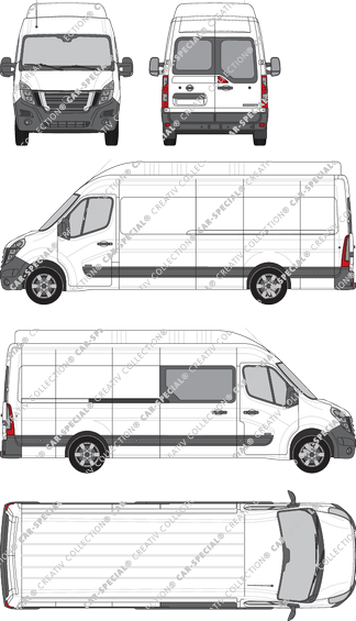 Nissan NV400 Kastenwagen, 2020–2021 (Niss_426)