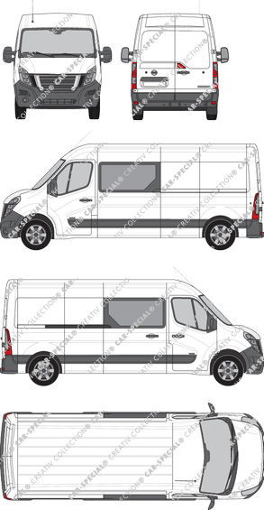 Nissan NV400 fourgon, 2020–2021 (Niss_435)