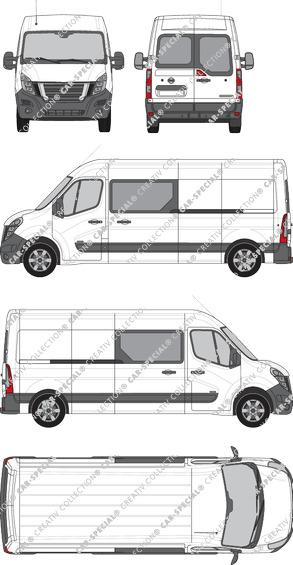 Nissan NV400 Kastenwagen, 2020–2021 (Niss_438)