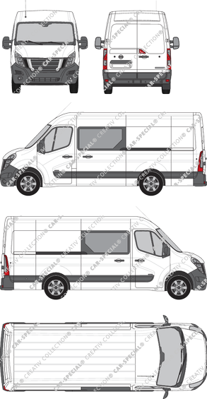 Nissan NV400 Kastenwagen, 2020–2021 (Niss_440)