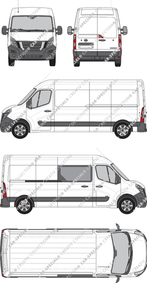 Nissan NV400 Kastenwagen, 2020–2021 (Niss_443)