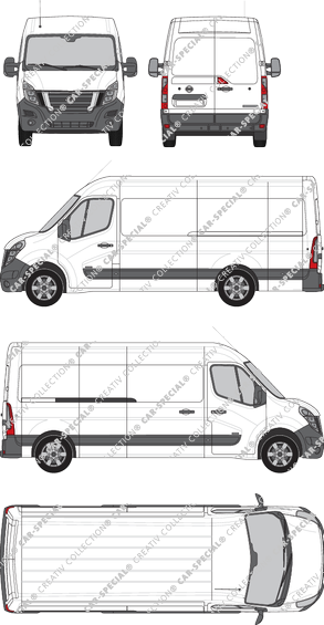 Nissan NV400 fourgon, 2020–2021 (Niss_447)