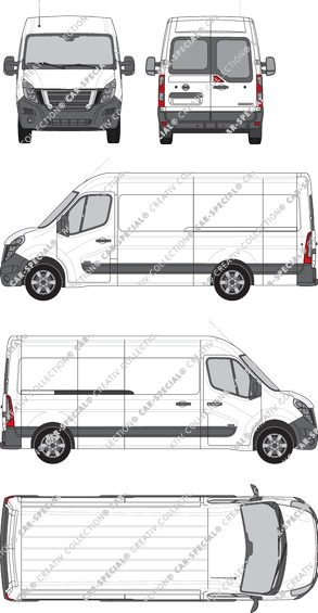 Nissan NV400 Kastenwagen, 2020–2021 (Niss_449)