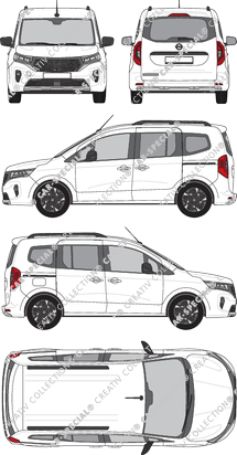 Nissan Townstar Combi van/transporter, current (since 2022) (Niss_452)