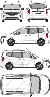 Nissan Townstar Combi furgone, attuale (a partire da 2022) (Niss_452)