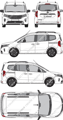 Nissan Townstar Combi van/transporter, current (since 2022) (Niss_453)