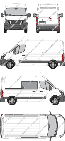 Nissan Interstar van/transporter, current (since 2021) (Niss_482)