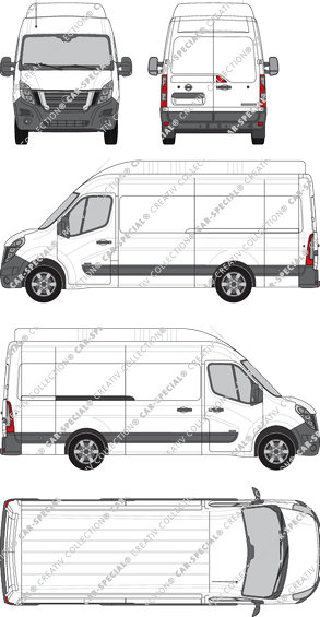 Nissan Interstar van/transporter, current (since 2021) (Niss_565)