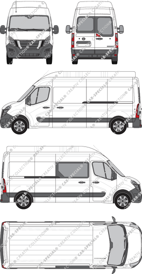 Nissan Interstar van/transporter, current (since 2021) (Niss_580)