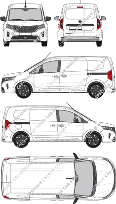 Nissan Townstar van/transporter, current (since 2022) (Niss_585)