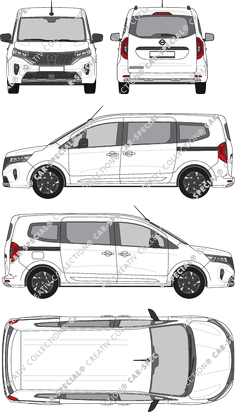 Nissan Townstar Combi van/transporter, current (since 2022) (Niss_587)