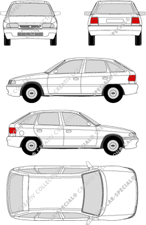 Opel Astra, 1994–1998 (Opel_005)