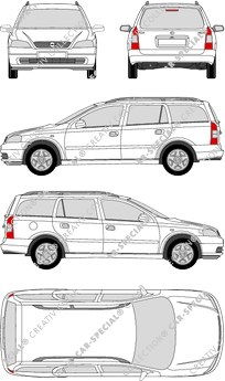 Opel Astra Caravan, 1998–2002 (Opel_009)