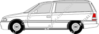 Opel Astra break, 1991–1994