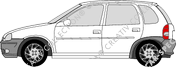 Opel Corsa Hatchback, 1993–2000