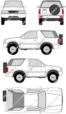 Opel Frontera break, 1991–1998 (Opel_022)