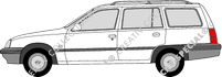 Opel Kadett Caravan station wagon, 1989–1991