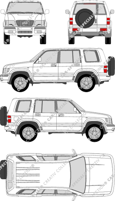 Opel Monterey break, 1998–1999 (Opel_027)