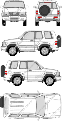 Opel Monterey break, 1998–1999 (Opel_029)