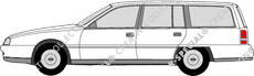 Opel Omega Caravan station wagon, 1986–1994