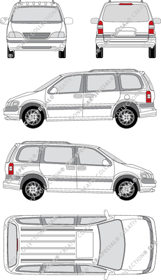 Opel Sintra combi, 1996–1999 (Opel_033)