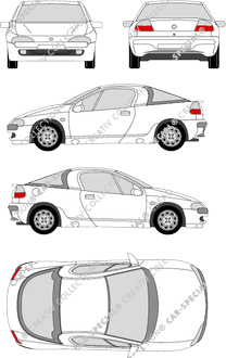 Opel Tigra, Kombicoupé, 2 Doors (1994)