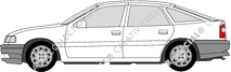 Opel Vectra Hatchback, 1989–1995
