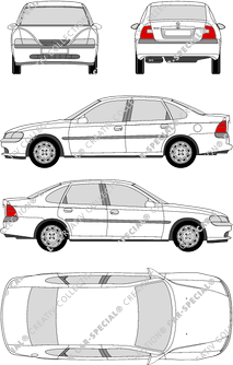 Opel Vectra, B, berlina, 4 Doors (1995)