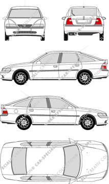 Opel Vectra Limousine, 1999–2002 (Opel_040)