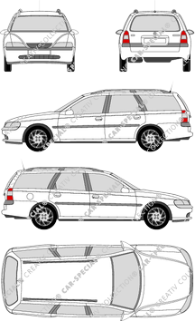 Opel Vectra Caravan Kombi, 1999–2002 (Opel_042)