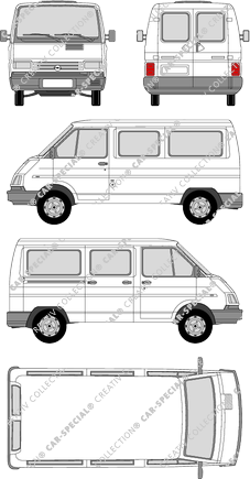 Opel Arena microbús, 1997–2000 (Opel_043)