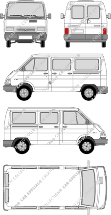 Opel Arena microbús, 1997–2000 (Opel_044)