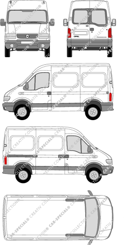 Opel Movano fourgon, 1999–2004 (Opel_048)