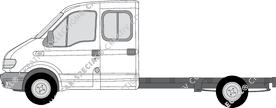 Opel Movano Chassis for superstructures, 1999–2004