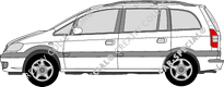 Opel Zafira break, 1999–2005