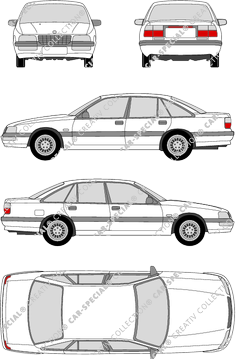 Opel Senator limusina, 1987–1993 (Opel_062)