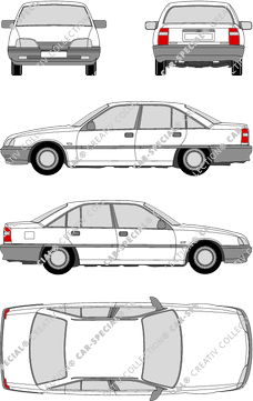 Opel Omega limusina, 1986–1994 (Opel_064)