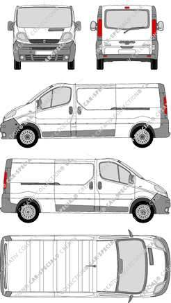 Opel Vivaro Kastenwagen, 2001–2006 (Opel_078)