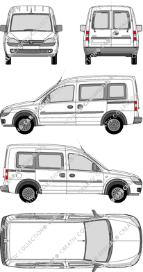 Opel Combo Combi furgone, 2002–2011 (Opel_089)