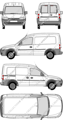 Opel Combo Kastenwagen, 2001–2003 (Opel_093)