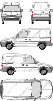 Opel Combo van/transporter, 2001–2003 (Opel_094)